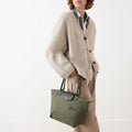 Le Pliage One L Tote Bag - Olive Green