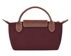Le Pliage Original Pouch with handle - Burgundy