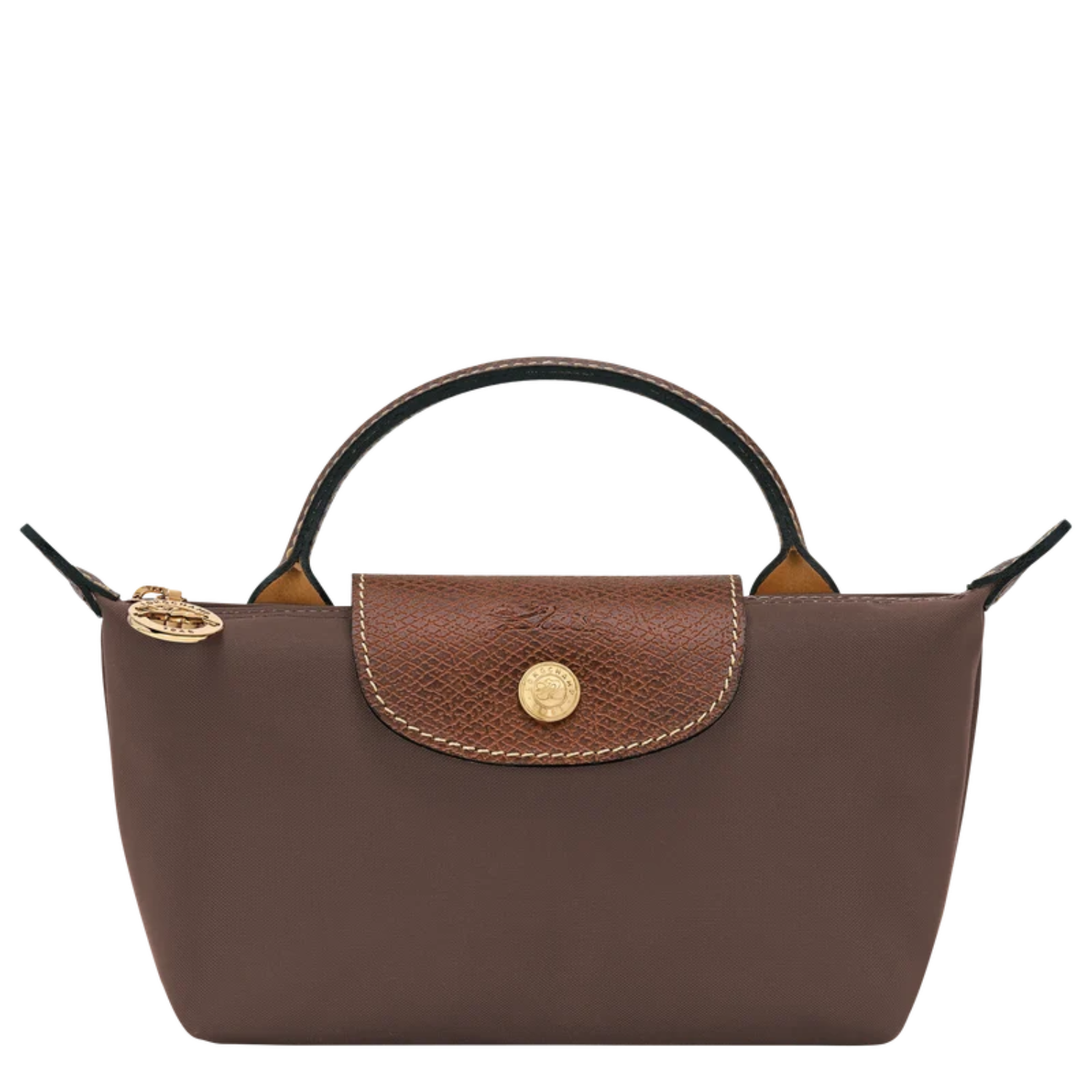 Le Pliage Original Pouch with handle - Ebony