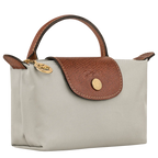 Le Pliage Original Pouch with handle - Gray