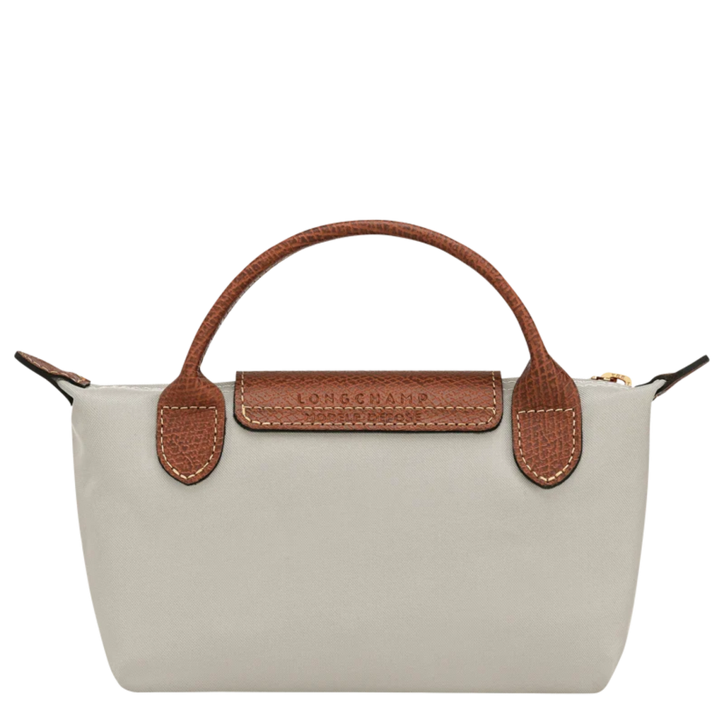 Le Pliage Original Pouch with handle - Gray