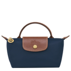 Le Pliage Original Pouch with handle - Navy Blue
