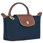 Le Pliage Original Pouch with handle - Navy Blue