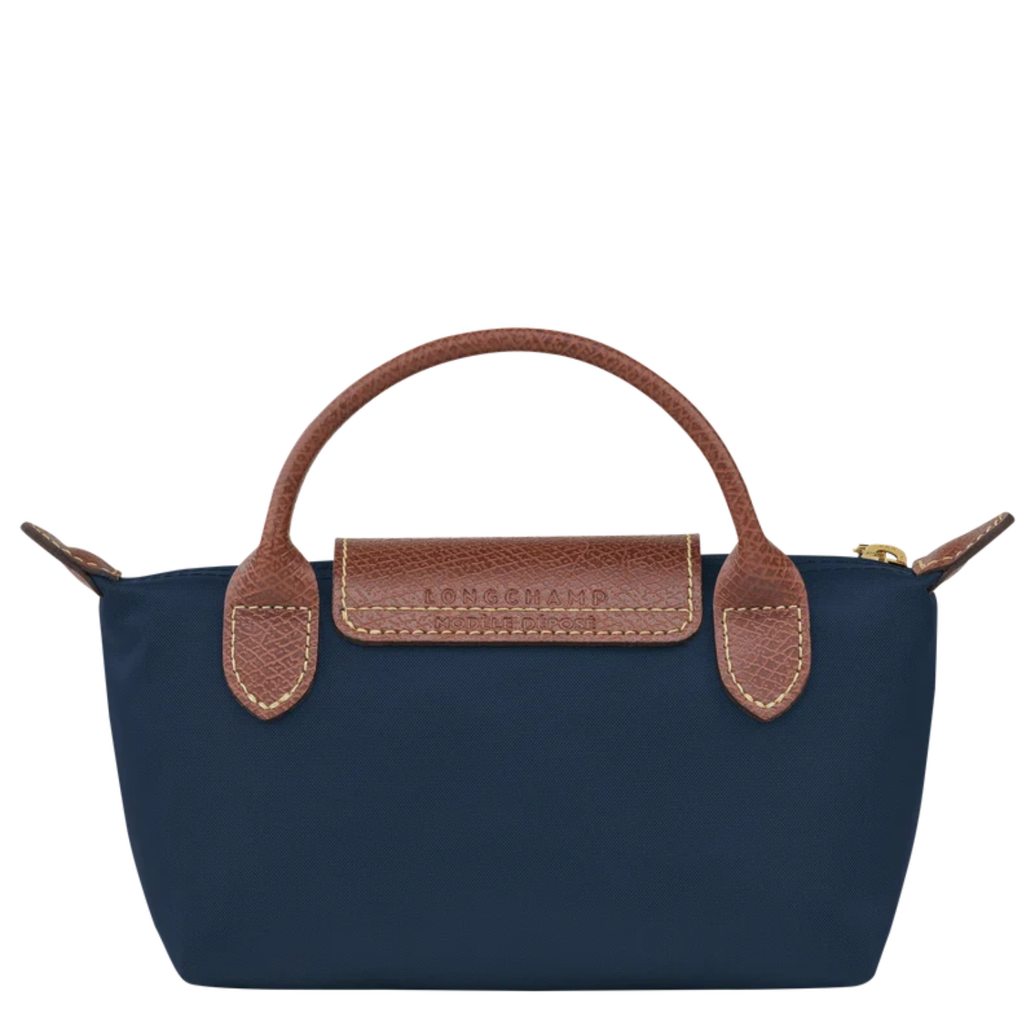 Le Pliage Original Pouch with handle - Navy Blue