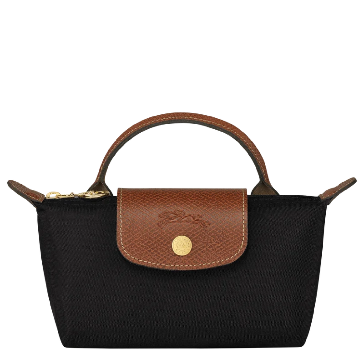Le Pliage Original Pouch with handle - Black