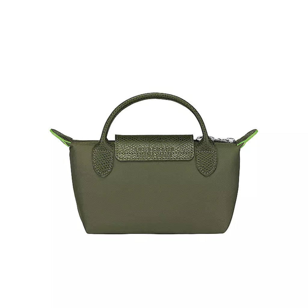 Le Pliage Original Pouch with handle - Olive Green