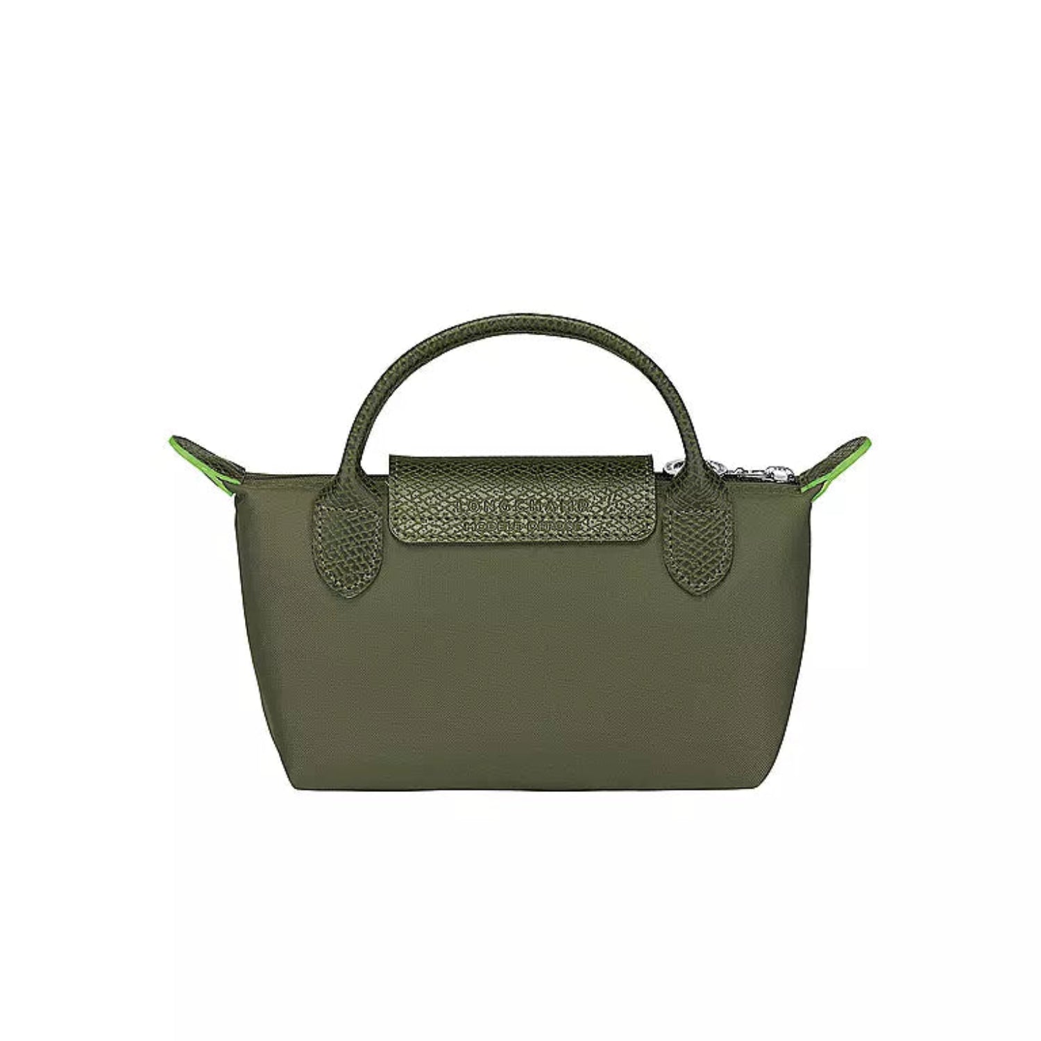 Le Pliage Original Pouch with handle - Olive Green